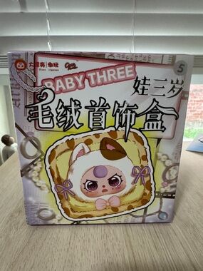 BABY THREE Cute Plush Jewelry Box - Blind Box - Sealed - NIB
